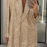 Sequined Suit Jacket