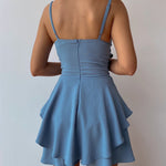Stylish Solid-Color Zippered Jumpsuit with Spaghetti Straps