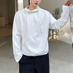 Solid Color Pullover Half Turtleneck Sweater