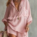 Amalfi Breeze Linen 2-Piece Set