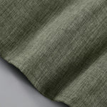 KZZ Men's Linen-Blend Two-Piece Loungewear Set