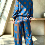 Napoleon Colorblock Polka Dot Zipper High Neck Chinese Style Buttons Pocket Sporty Jacket