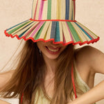 Stylish Foldable Sun-protective Woven Casual Straw Hat