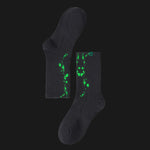 Splashed Ink Graffiti Luminous Tube Socks