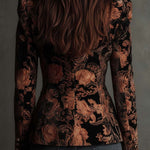 Yvette™ | Ornate Floral Tailored Blazer