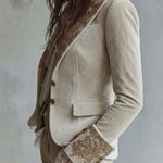 Cordelia | Ivory Embroidered Tailored Blazer