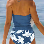 Live Simple Coconut Tree Halter Tankini Set