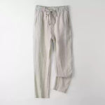 Linen Loose Thin Elastic Waist Pants