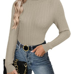 Zeagoo Women's Turtleneck Sweaters Long SleevePullover Tops