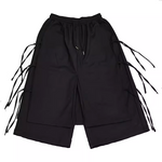 Cropped Culottes Wide Leg Casual Pants