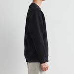 Line Embroidery Crew Neck Sweatshirt