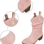 Vintage Western Cowboy Tassel Ankle Boots