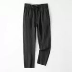 Linen Loose Thin Elastic Waist Pants