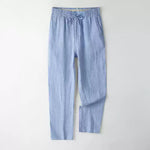 Linen Loose Thin Elastic Waist Pants