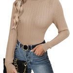 Zeagoo Women's Turtleneck Sweaters Long SleevePullover Tops