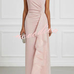 Aurelia Elegant Asymmetric Pleated Dress