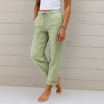 Anna | Premium Breathable Linen Stretch Trousers