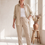 Noor™ | Long Sleeve Shirt Tapered Pants Set