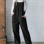 Women's Cozy Corduroy Loose Fit Overalls