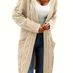 Harper | Long Hooded Cardigan