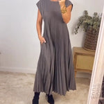 La Scintilla | Sleeveless Pleated Dress