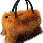 Trendy chain crossbody bag fashionable fur bag