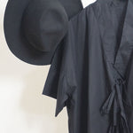 Vintage Cross Neck Bow Short Sleeve Shirt
