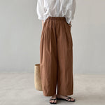 High Waist Straight Loose Casual Wide Leg Pants