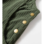 Women's Cozy Corduroy Loose Fit Overalls