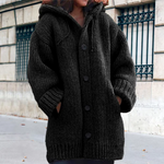 Wies | Soft Knit Hooded Cardigan