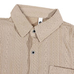 KZZ Five-quarter sleeve cardigan and shorts