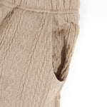 KZZ Five-quarter sleeve cardigan and shorts