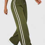 Alanys Side-Detail Flared Sport Pants