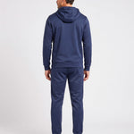 KZZ Men's Printed Hoodie and Drawstring Joggers