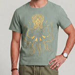 KZZ Men's Breathable Short-Sleeve Shirt
