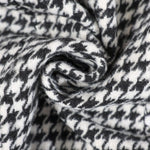 KZZ Houndstooth double-breasted blazer