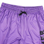 KZZ Letter-print color-block crew-neck short-sleeve top and drawstring shorts