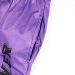 KZZ Letter-print color-block crew-neck short-sleeve top and drawstring shorts