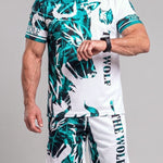 KZZ Men's Casual Breathable T-Shirt and Shorts