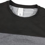 KZZ Men's Color-Block Short-Sleeve T-Shirt and Cargo Shorts Set