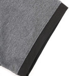KZZ Men's Color-Block Short-Sleeve T-Shirt and Cargo Shorts Set