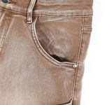 KZZ Men's Vintage-Washed Biker-Style Jeans