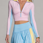 Capri Pastel Maxi Skirt Sport Set Dreamy Coastal Energy
