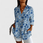 Katarine™ | Elegant Floral Blouse