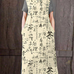 Fitted Yellow Mandarin Collar Print Pockets Silk Long Dresses Short Sleeve