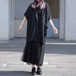 Japanese Loose Thin Chiffon Suit Cardigan