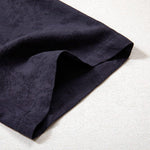 Cotton and Linen Jacquard Vintage Half Sleeve Shirt