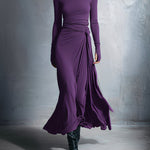Fiora ❘ Long dress with side knot