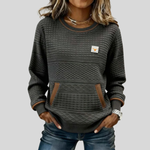 Noelle | Crew Neck Color-Block Sweatshirt