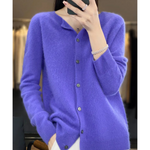 Mercy Cardigan for Women™ – Elegant Merino Wool & Soft Cardigan with Round Neck
